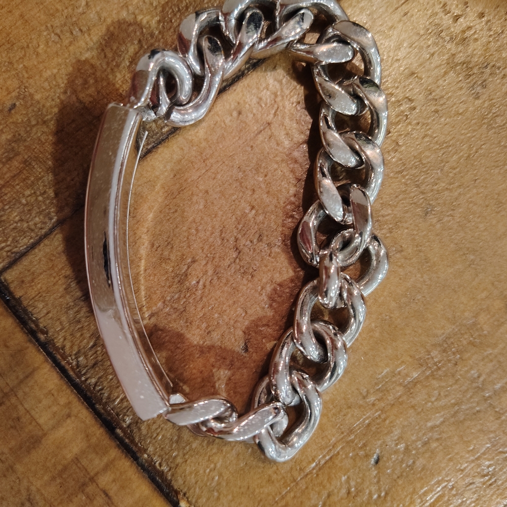 Speidel Silver ID Bracelet - Picture 7 of 8